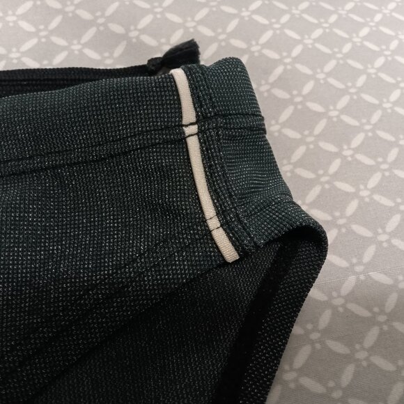 NWOT VINTAGE ARENA SWIM BRIEF, BLACK SPARKLE, SIZE XL, (Asian 100 cm) - Picture 6 of 9